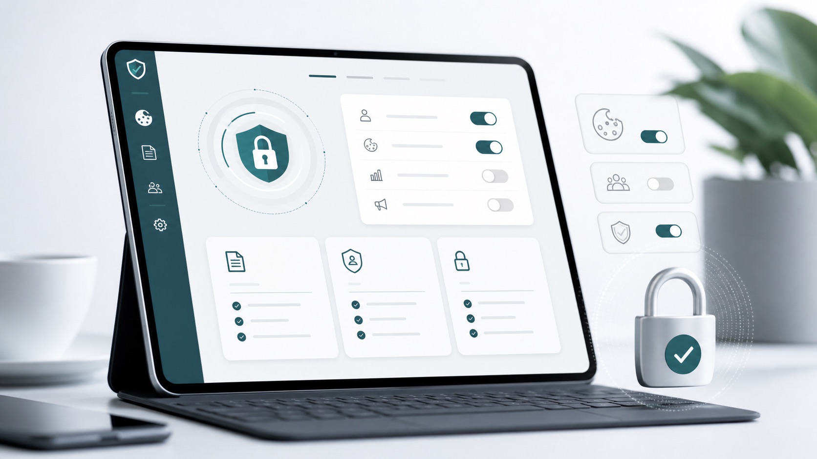 Dashboard privacy, cookie e consensi per siti web